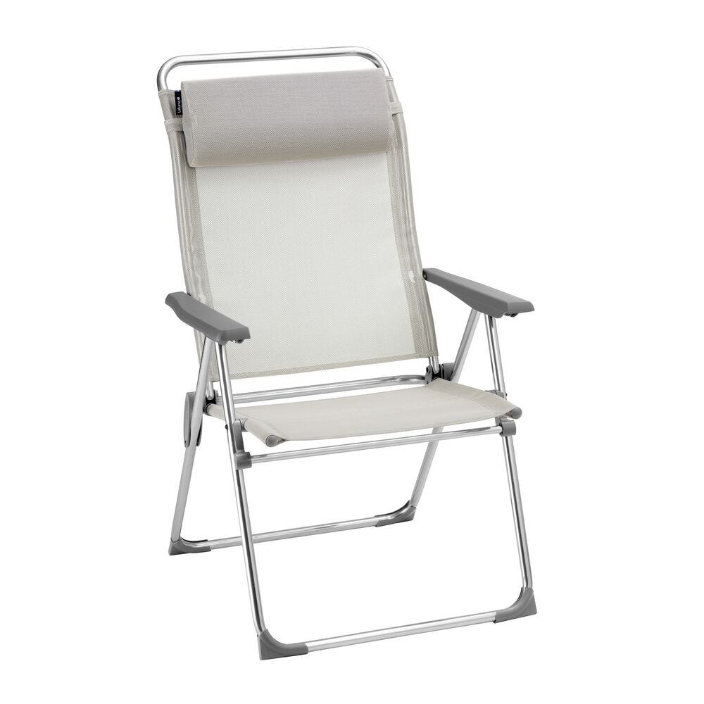 multi-positie Vouwstoel XL - Alu Cham XL - Batyline® Iso - Beige Seigle